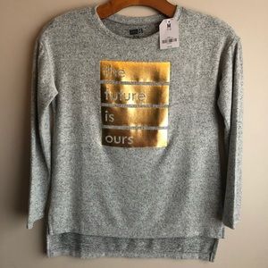 Girls Crazy 8 cozy long sleeve shirt sz M 7/8